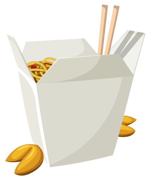 501x600 Chinese Food Container Clip Art Cliparts