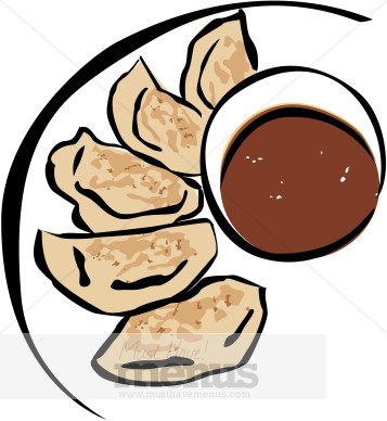 357x388 Pot Stickers Clipart Chinese Restaurant Clipart