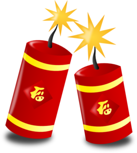 267x299 Chinese Fireworks Clip Art