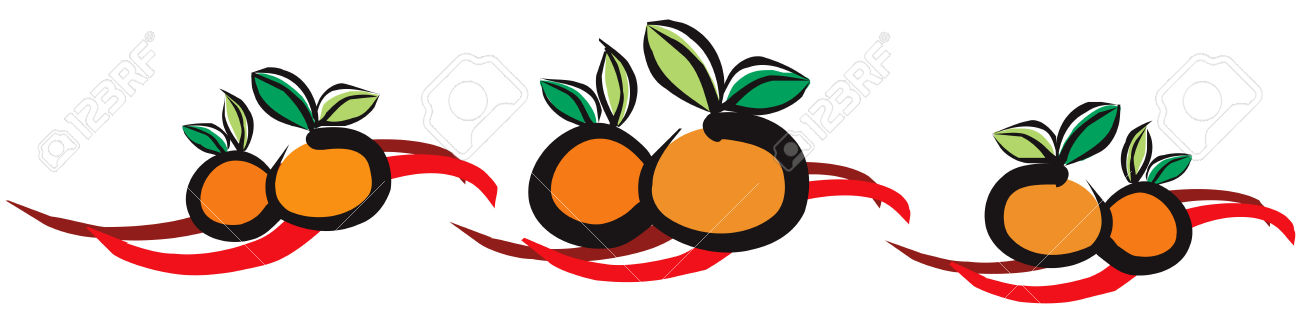 1300x322 Orange (Fruit) Clipart Chinese New Year Orange