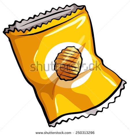 450x470 Chips Clipart Chip Packet