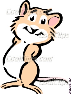 228x300 Cartoon Chipmunk Vector Clip Art