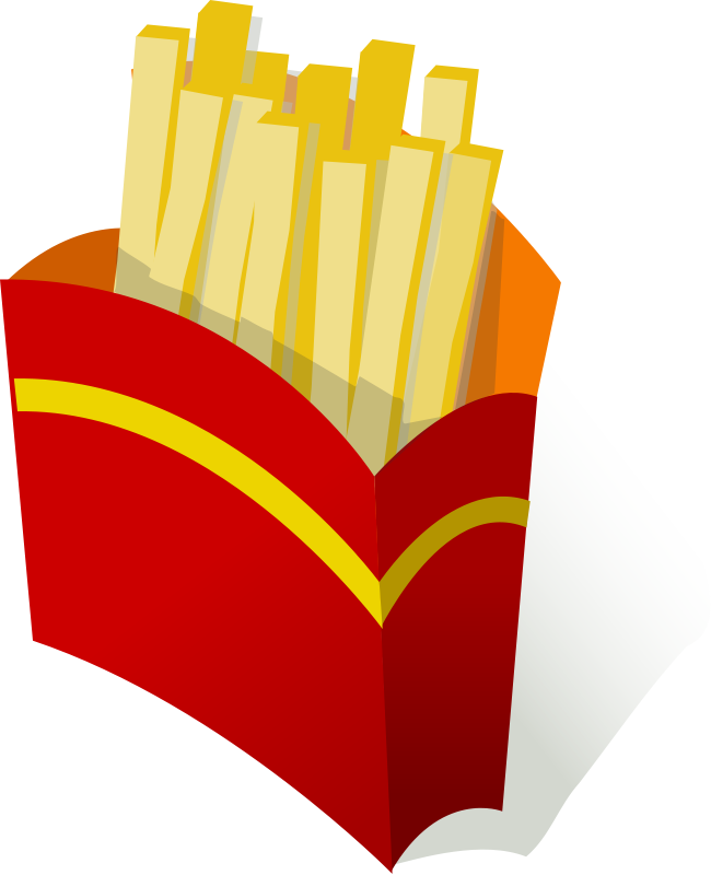 650x800 Chips Clipart Different Food
