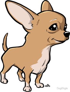 236x309 Chihuahua Dog Puppy Pet Cartoon Caricature Art Acrylic Painting