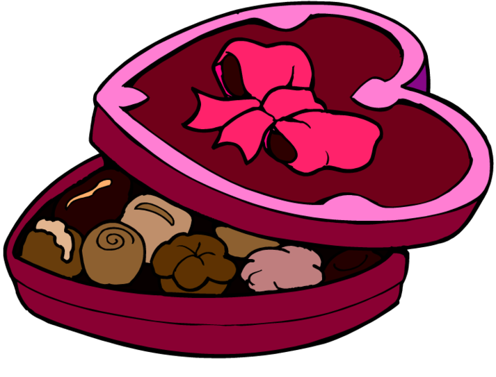 713x543 Valentine Chocolate Clipart