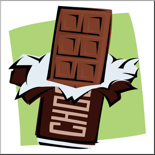 304x304 Clip Art Chocolate Bar Color I Abcteach