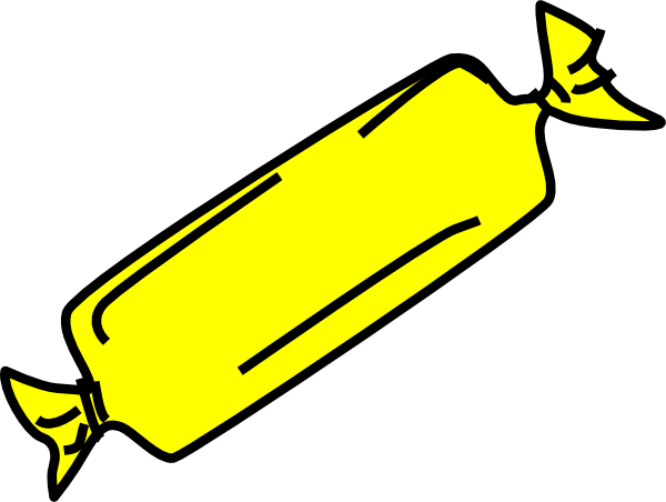 600x452 Yellow Candy Bar Clip Art