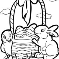 200x200 Fun Printable Easter Coloring Pages