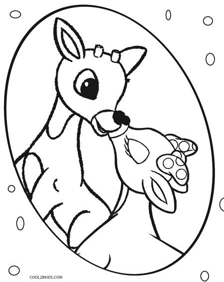 450x567 The Best Rudolph Coloring Pages Ideas Christmas