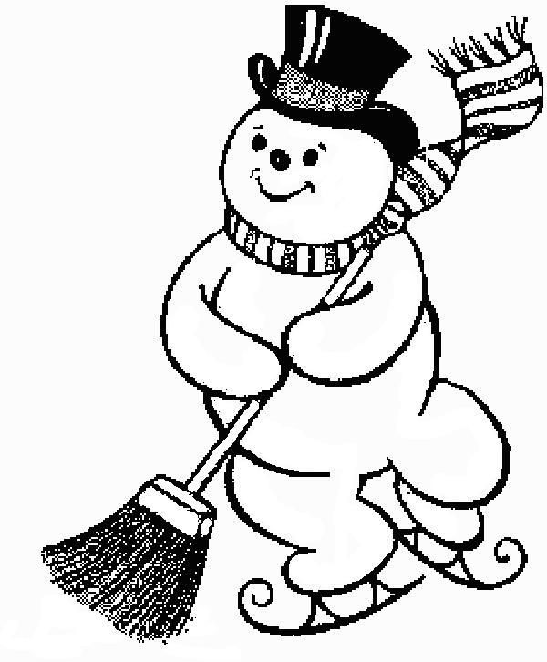 600x726 The Best Snowman Coloring Pages Ideas Printable