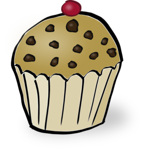 285x298 Chocolate Chip Muffin Clip Art
