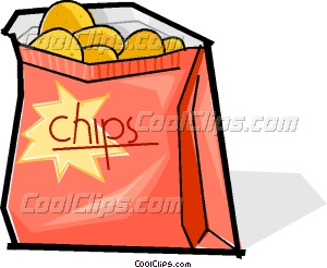 300x246 Bag Of Chips Vector Clip Art