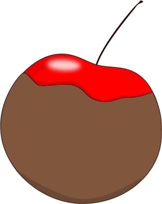 325x409 Chocolate Covered Cherry Clip Art