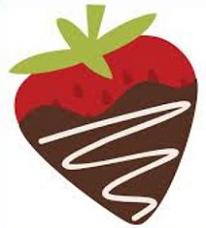 206x228 Free Chocolate Covered Strawberry Clipart