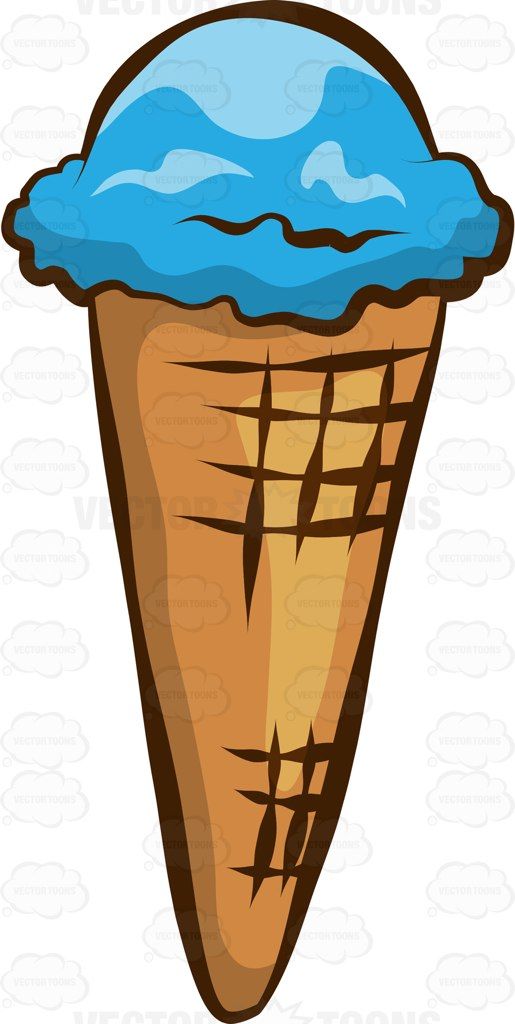 515x1024 Orange Clipart Ice Cream Cone