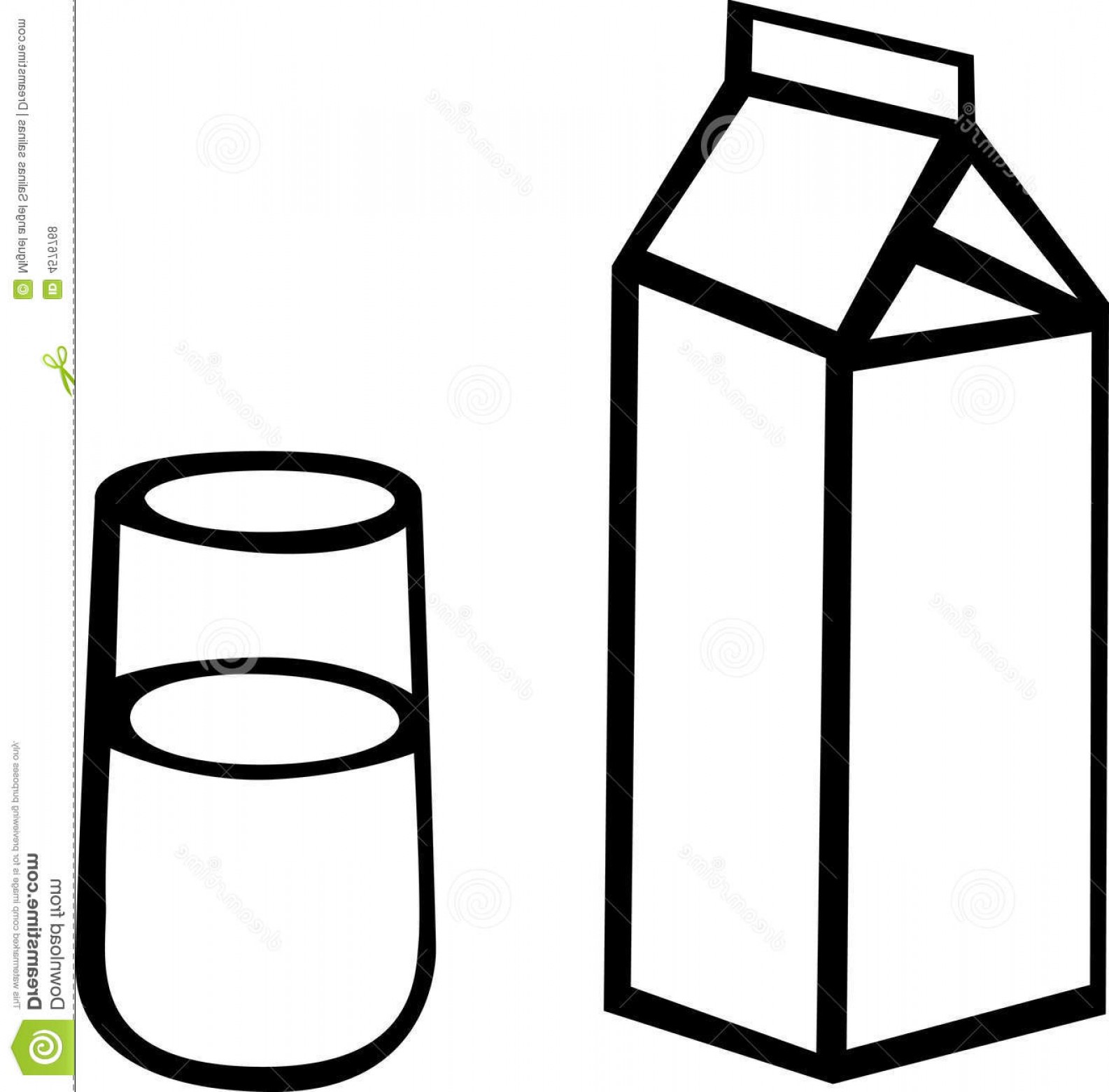 1585x1560 Milk Carton Clipart Illustration