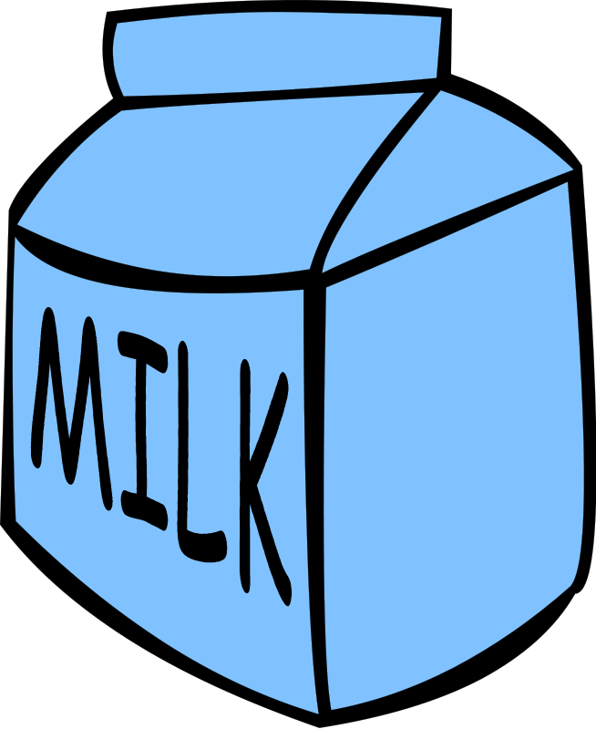 654x800 This Blue Milk Carton Clip Art Clipart Panda