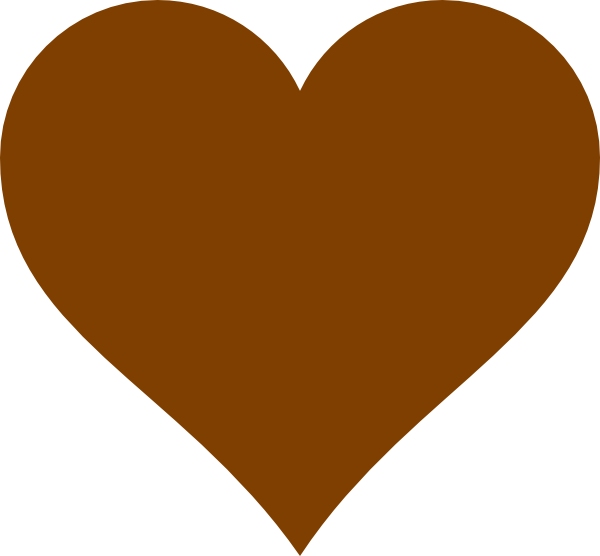 600x556 Chocolate Heart Clip Art
