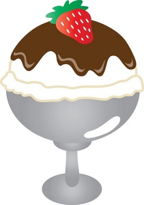 211x300 Sundae Clipart Pudding