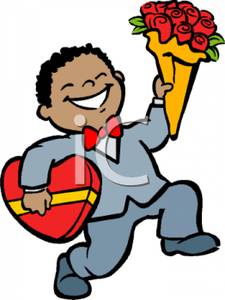 225x300 Image A Smiling African American Boy In A Suit Holding A Box