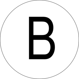 300x300 Multiple Choice B Clip Art