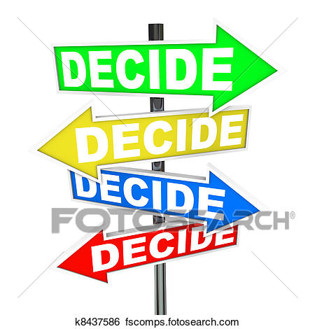 450x470 Clip Art Of Confused By Too Many Choices Arrow Street Signs