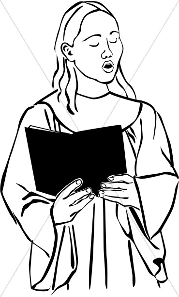 370x612 Choir Singer Clipart Church Choir Clipart