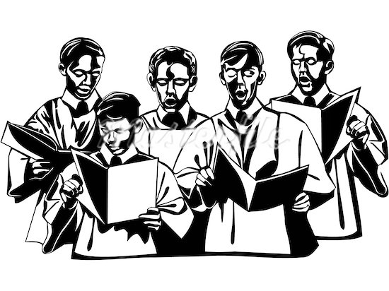 550x412 Church Choir Clip Art 4