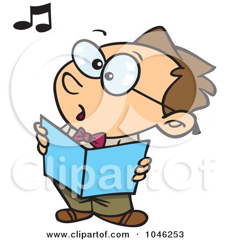 450x470 Royalty Free (Rf) Clip Art Illustration Of Cartoon Choir Kids