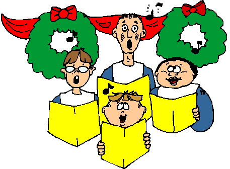 457x336 Holiday Choir Clipart