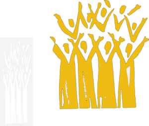 300x255 Gold Choir Clip Art