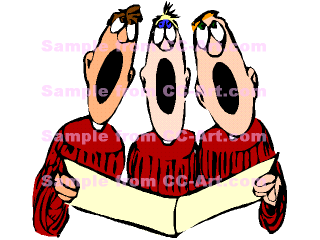 640x480 Choir Three Choir Singers