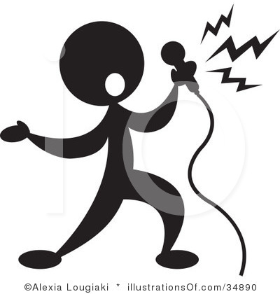400x420 Singing Clip Art