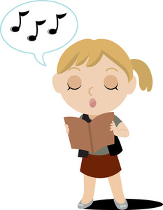 233x300 Music Singing Clipart