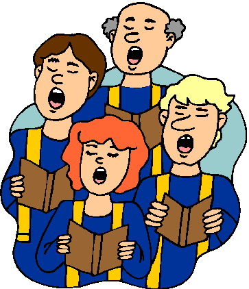363x422 Image Of Church Choir Clipart