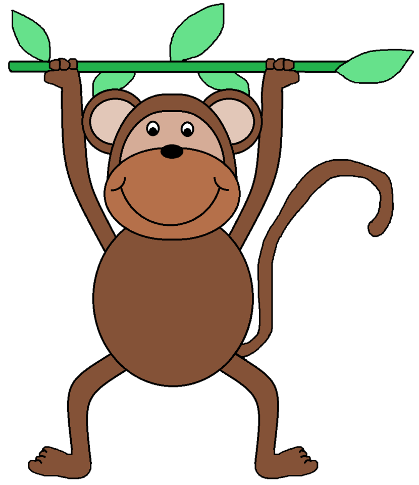 830x960 Monkey Clip Art