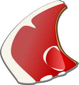 276x298 Steak V Clip Art