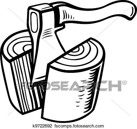 450x425 Stock Photo Of Axe Chopping Wood K9722692