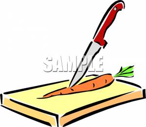 300x261 Chopping Vegetables Clipart Collection