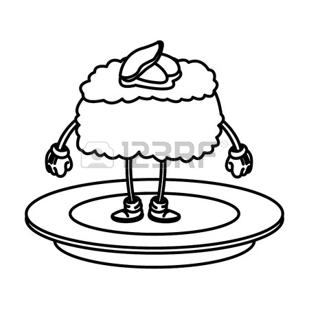 450x450 Sushi Oriental Food Japanese Platter And Chop Sticks Vector