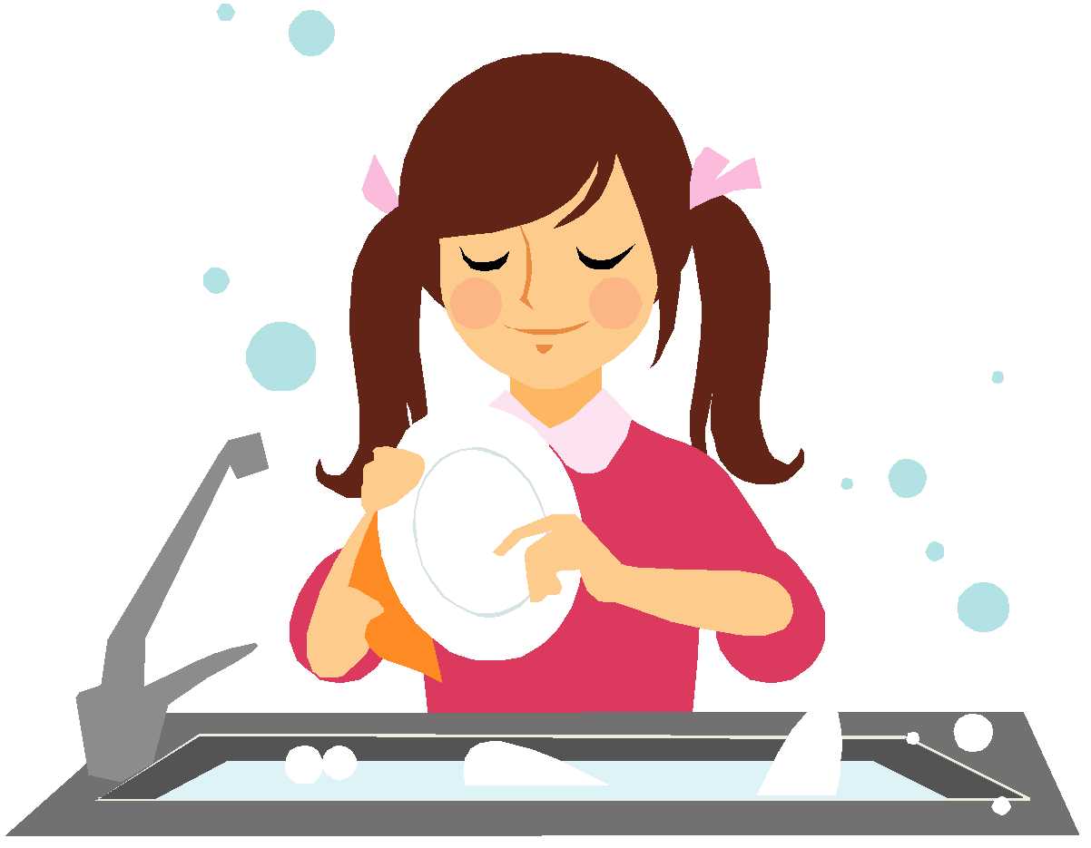 1202x935 Kids Washing Dishes Clipart