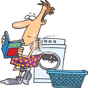 300x300 Doing Laundry Clipart