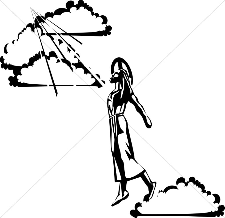 776x752 Jesus And Angels Christian Clipart Ascension Day Clipart