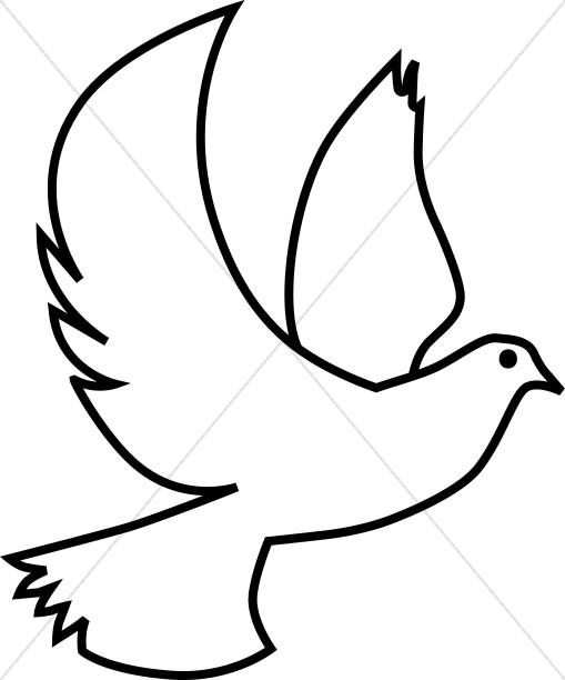 509x612 Clipart Dove