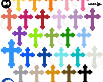 340x270 Easter Clipart Christian Graphic White Cross Equals Love