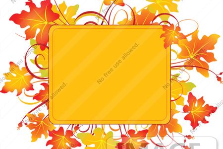 450x300 Christian Fall Borders Clip Art