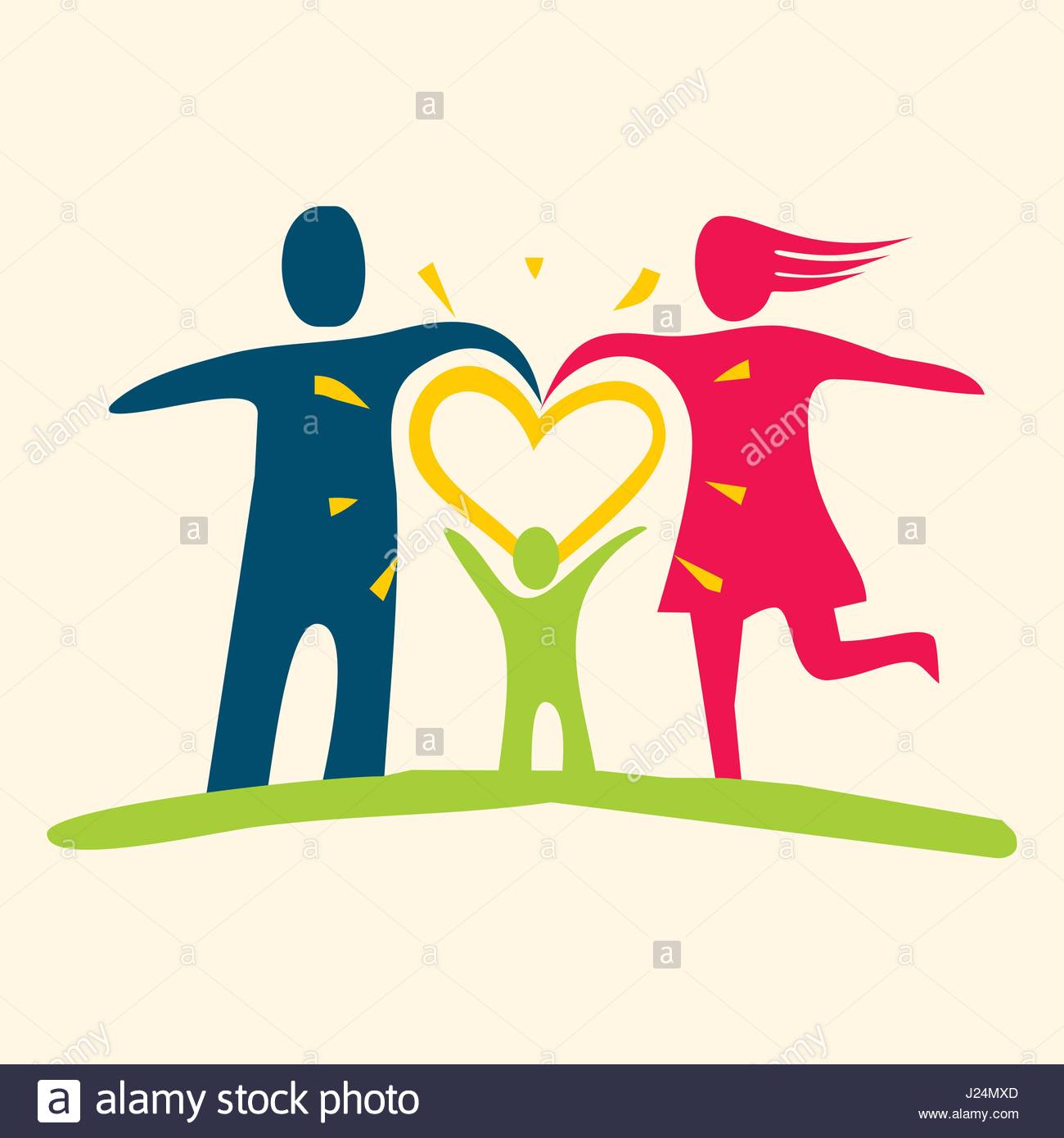 1300x1390 Church Logo. Christian Symbols. A Happy Christian Family Based