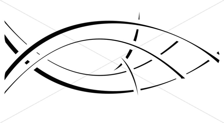 776x427 Retro Christian Fish Symbol Christian Fish Clipart