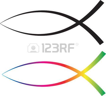 450x409 Christian Ichthus Fish Royalty Free Cliparts, Vectors, And Stock