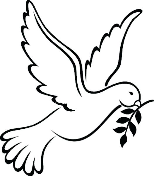 526x600 Doves Clipart White Dove Wedding Bell Pencil And In Color Clipart